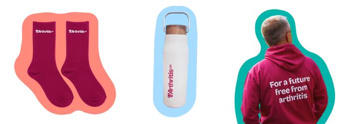 You can win socks, a bottle and a hoodie.