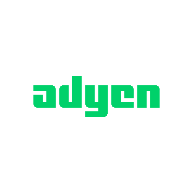 Logo saying Adyen in the colour green