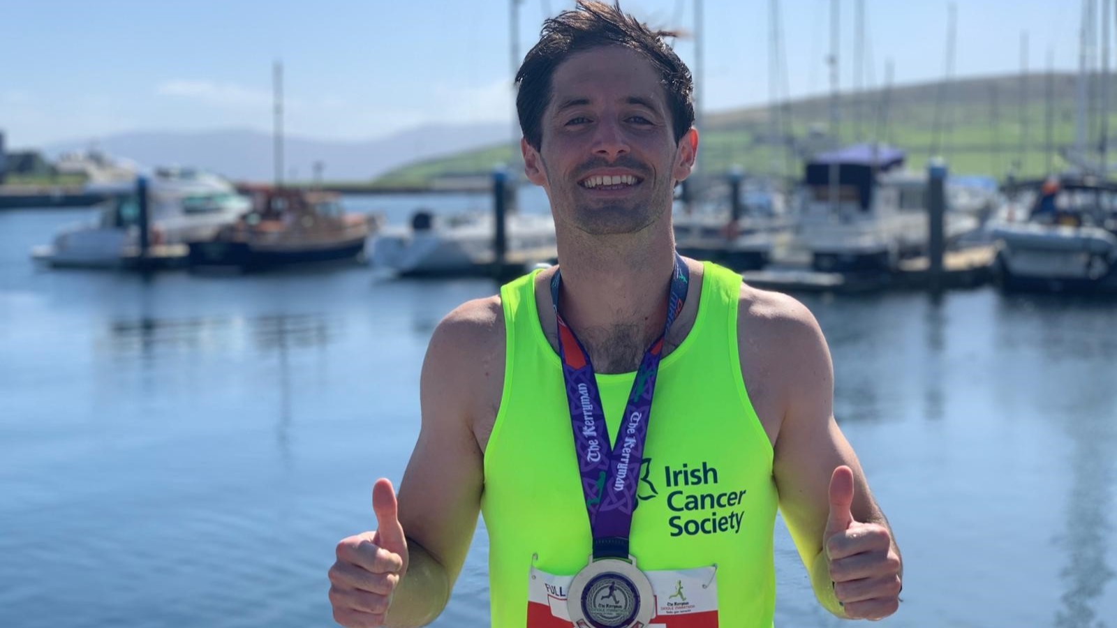 Dingle Marathon participant, Chris Ferriter (2019) image Dingle Marathon participant, Chris Ferriter (2019) image
