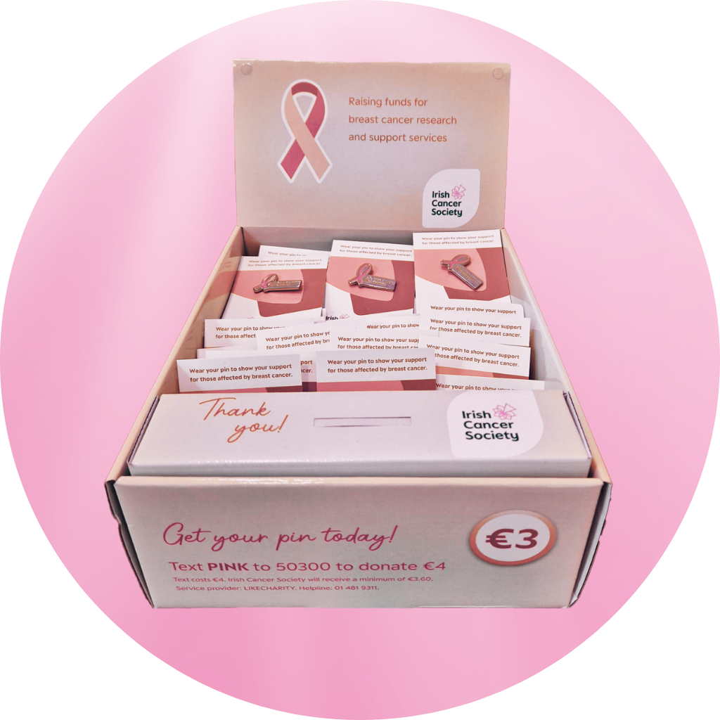 Box of Pins for Big Pink Breakfast Box of Pins for Big Pink Breakfast
