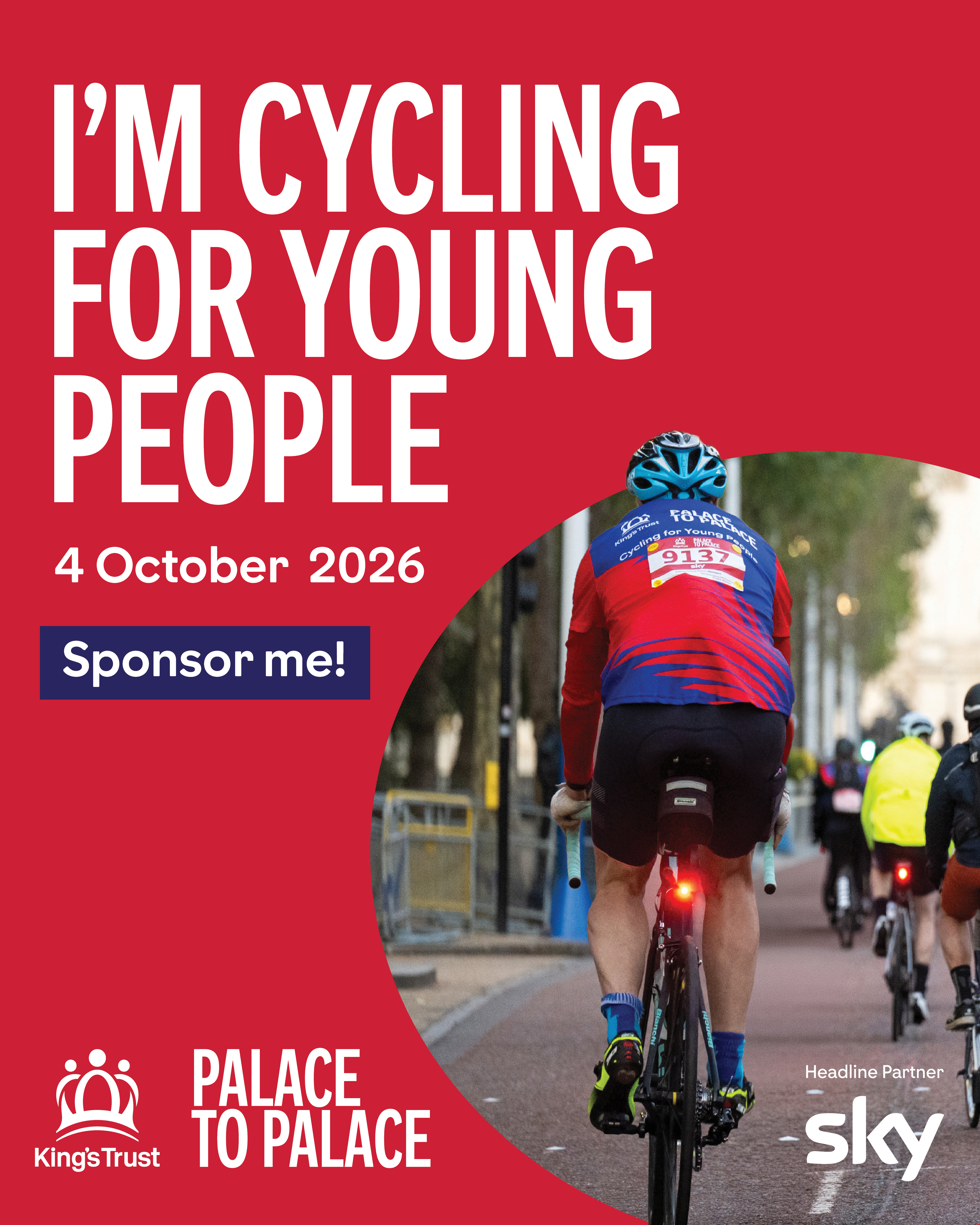 Palace to Palace 2026 Cycle - Sponsor me