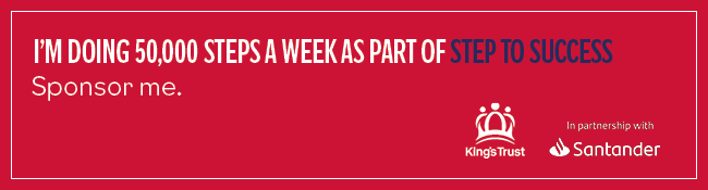 Steps to Success Email Banner - Sponsor me