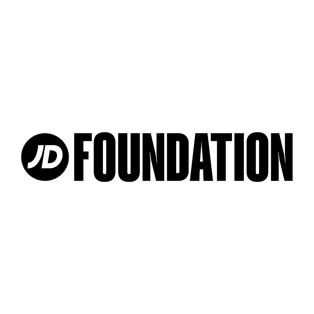 The black JD Foundation Logo