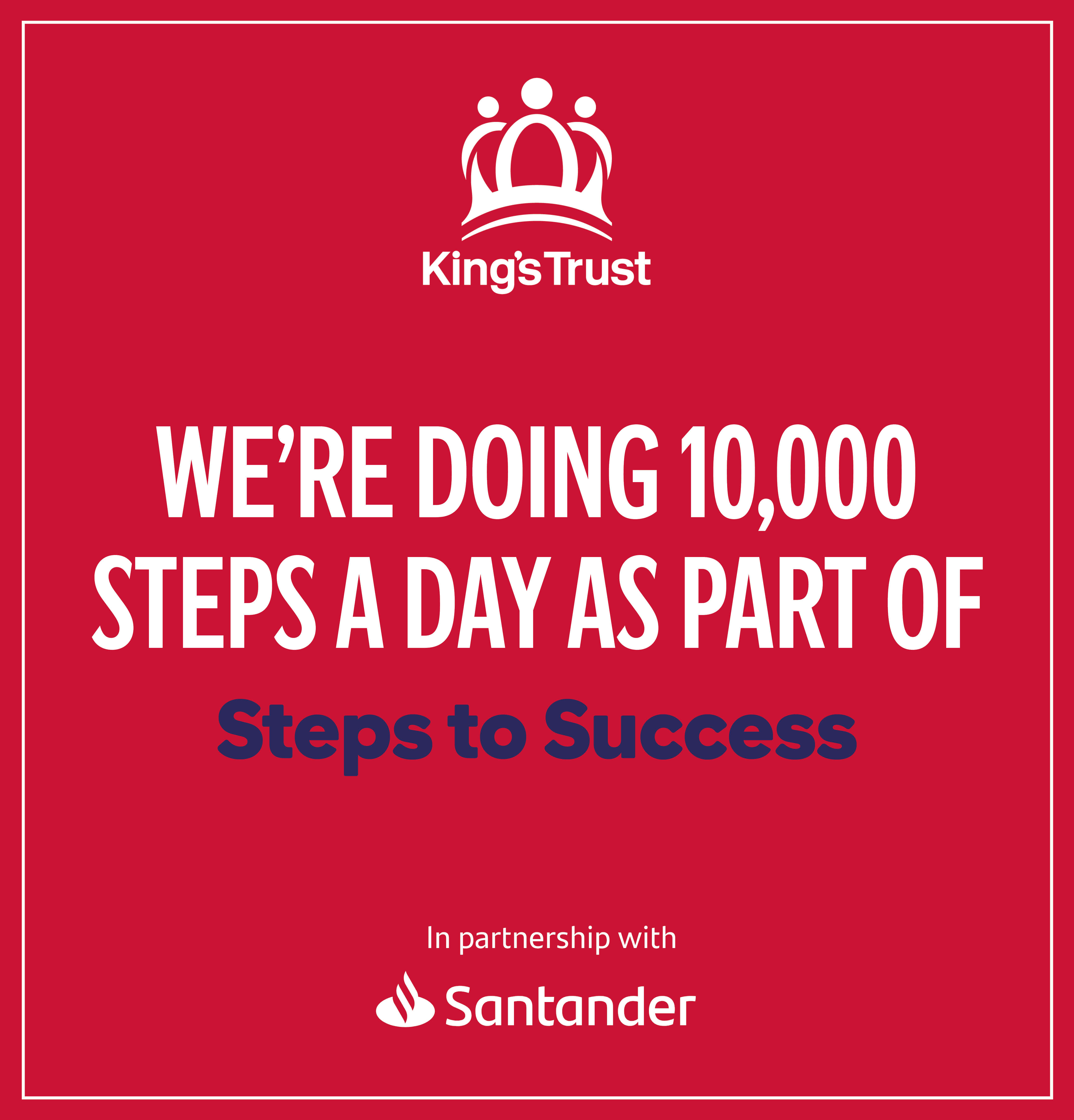 Steps to Success Social Shareable - We're doing 10,000 steps